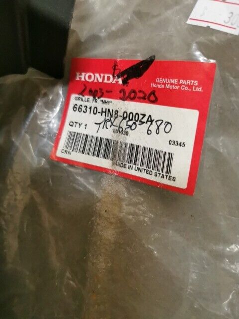 NOS HONDA TRX680FA  FOURTRAX 2003 - 2006 GRILLE FR 66310-HN8-000ZA H105