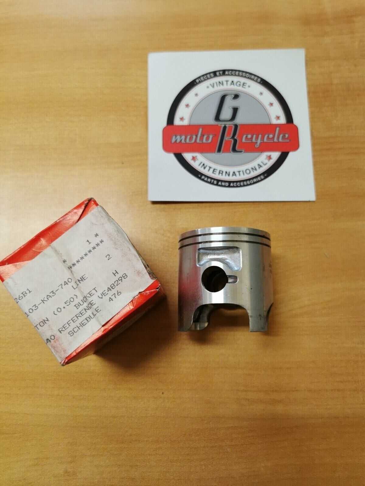 NOS HONDA CR125 1982 - 1984 PISTON O.S. 0.50 13103-KA3-740  H17