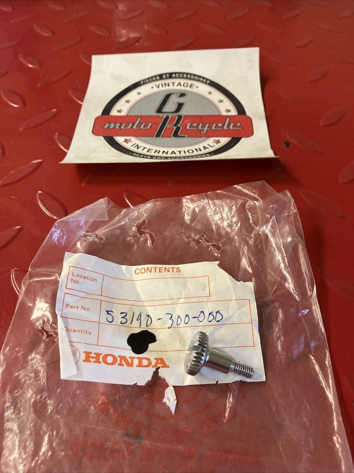 NOS HONDA CB750 CB350 CB500 CB550 BOLT THROTTLE GRIP ADJUSTING 53190-300-000 H24