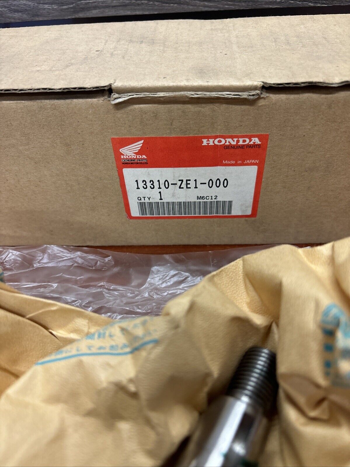 NOS Honda GX140 GX160 HS55 HS621 CRANKSHAFT S-TYPE (20MM) 13310-ZE1-000 SUB H175