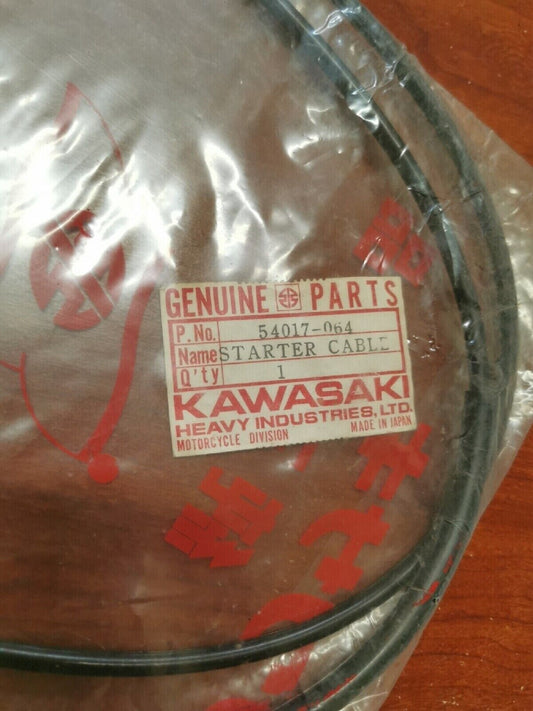 NOS Kawasaki 1974 - 1983 KE125 1974 - 1979 KS125 STARTER CABLE 54017-064 K22