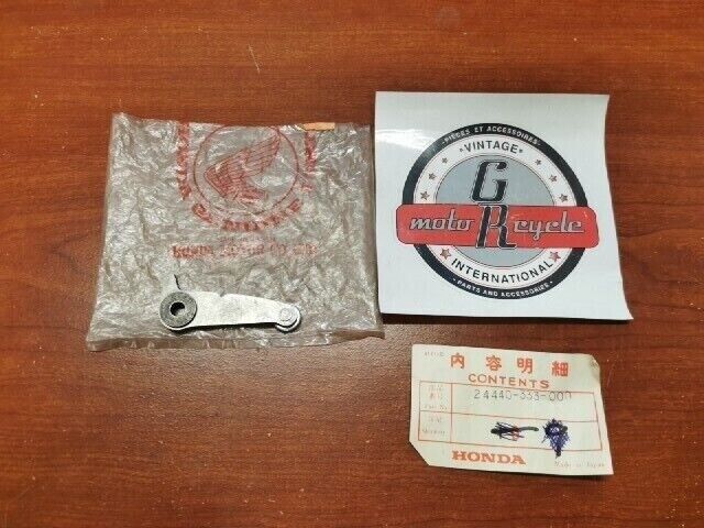 NOS Honda CB350F F1 CB400F F1 F2 NEUTRAL STOPPER ARM 24440-333-000 H75