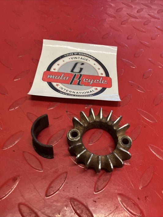 Honda XL100 1974 exhaust muffler pipe joint flange