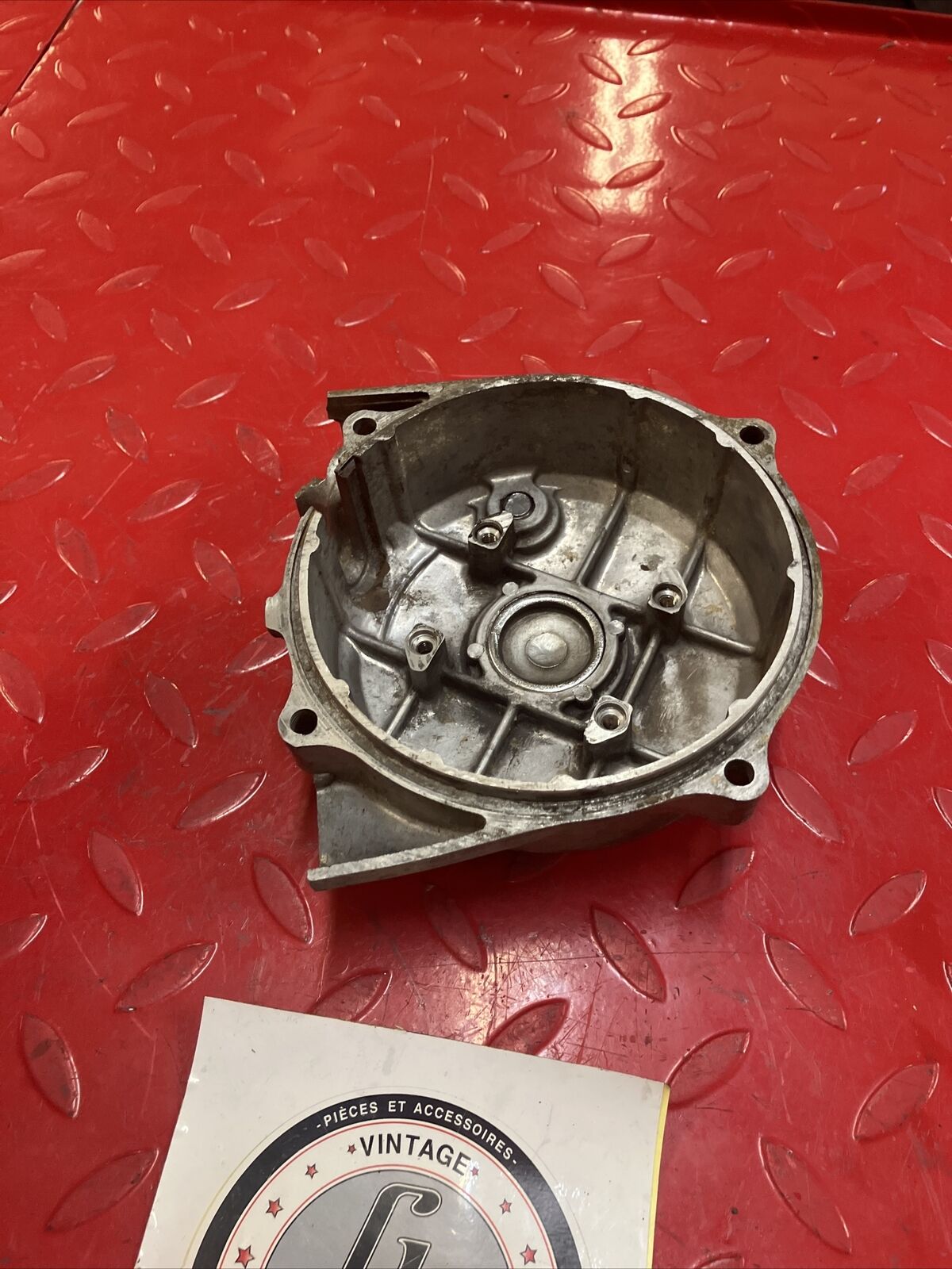 Honda TL125 1975 left crankcase stator cover 1974 1976