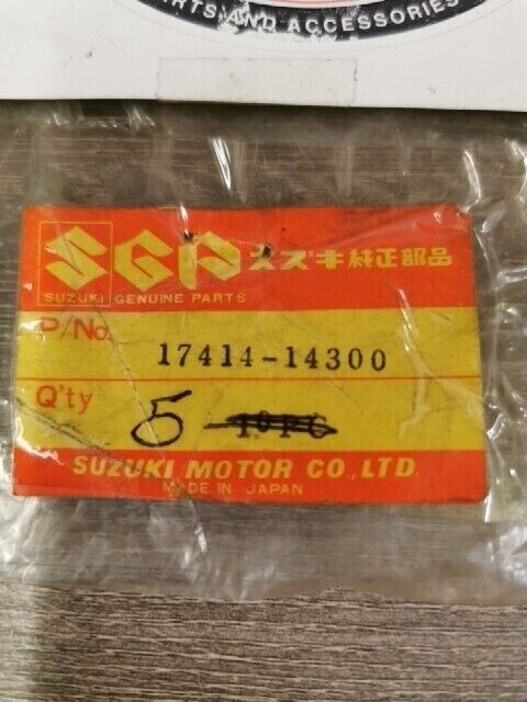 NOS SUZUKI LT250R LT250R RM125 O RING WATER PUMP CONNECTOR 17414-14300 S58