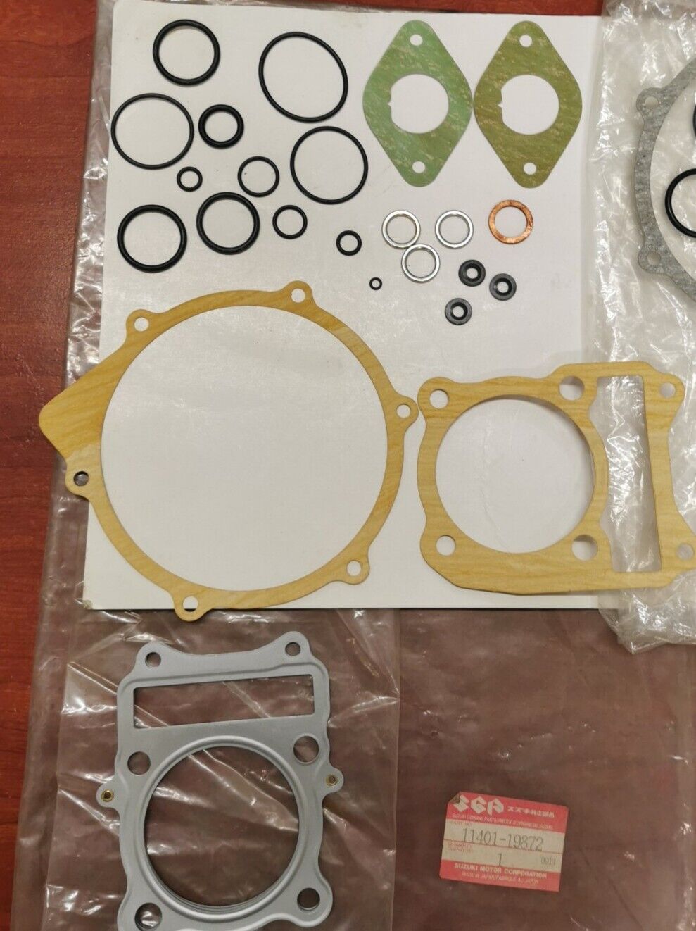NOS Suzuki LT-F4WDX GASKET KIT INCOMPLETE 11401-19872 SUB. 11401-19874 S31