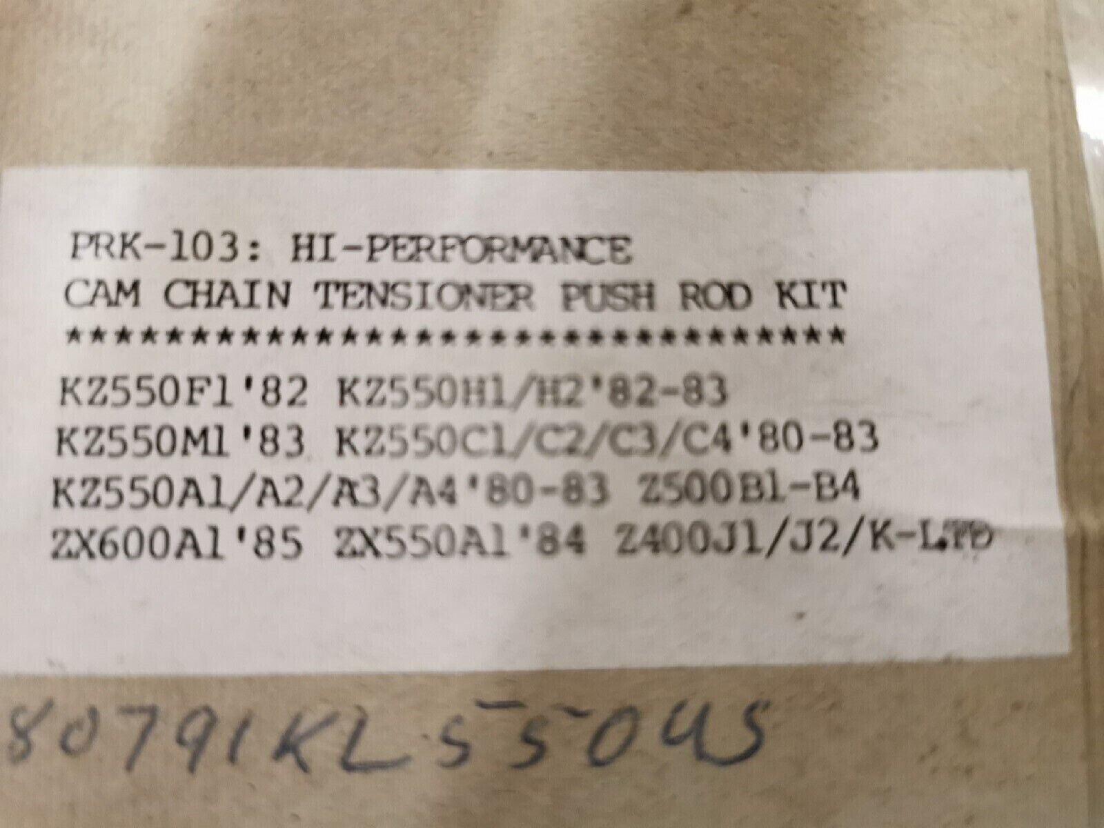 NOS K&L Kawasaki KZ550 ZX600 KZ400 ZX600  Cam Chain Tensioner Kit 12-8917  J13