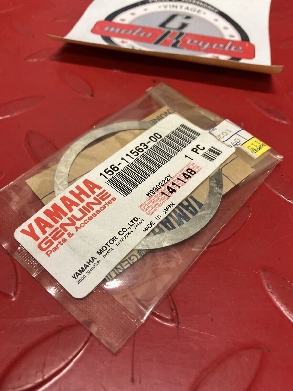 NOS YAMAHA CRANK SHIM 156-11563-00-00 Y63