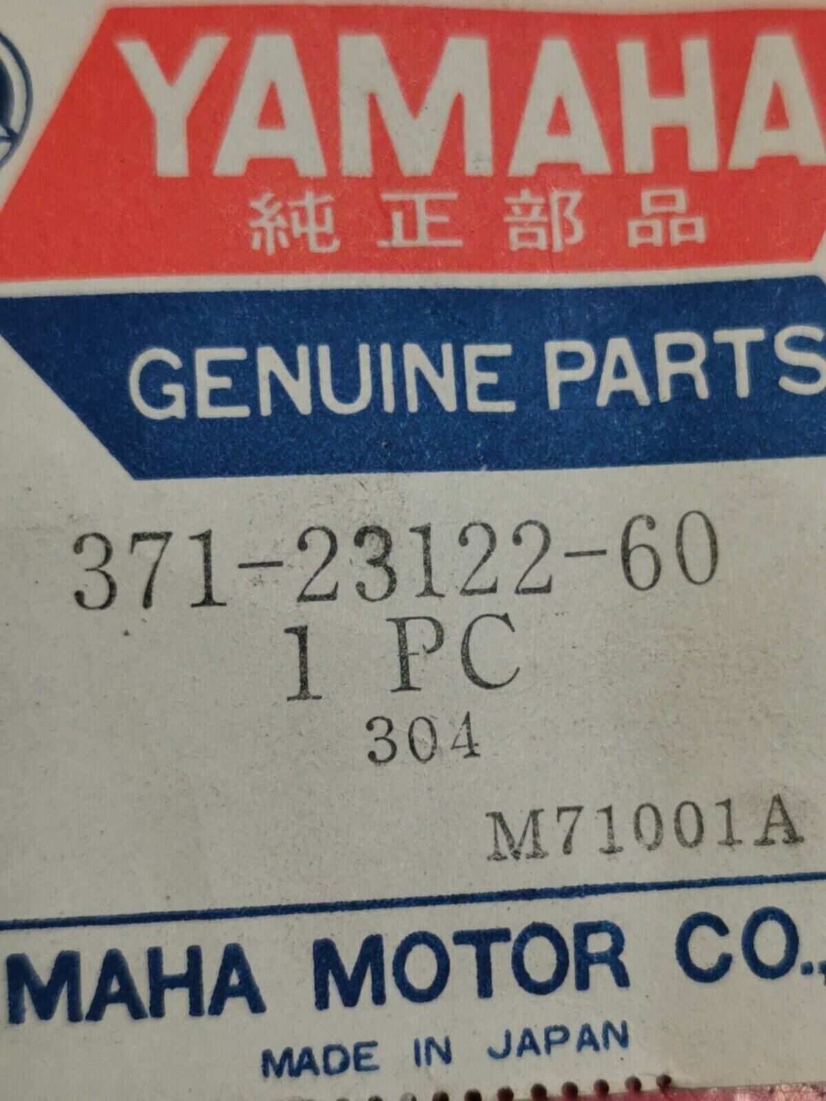 NOS YAMAHA TX500 XS500 1973 1974 1975 COVER OUTER 1 371-23122-60-00 Y29