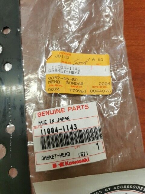 NOS Kawasaki ZL900 ZX750 ZX900 HEAD GASKET 11004-1143 K38