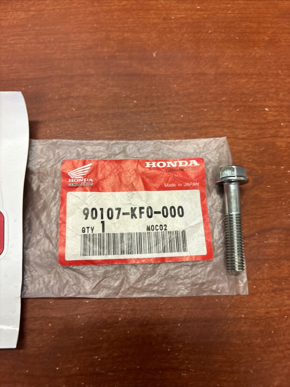 NOS Honda CR125R CR250R CR500R CR80R CR85R FLANGE BOLT 8X40 90107-KF0-000 H135
