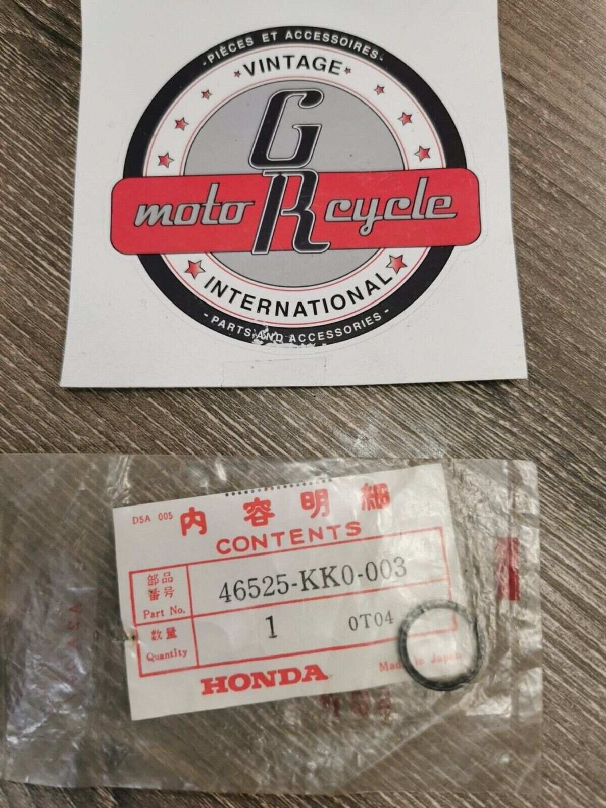 NOS HONDA NX650 DUST SEAL 46525-KK0-003 H57