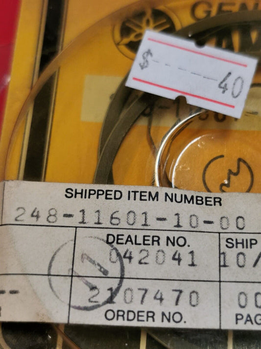 NOS YAMAHA PISTON RINGSET 1ST 248-11601-10-00 SUPERCEDED 479-11601-10-00 Y34