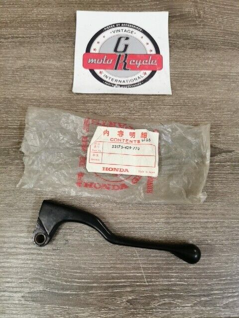 NOS HONDA XR500R XR200 XR200R XR250R LEVER R HANDLEBAR 53175-429-770 H89