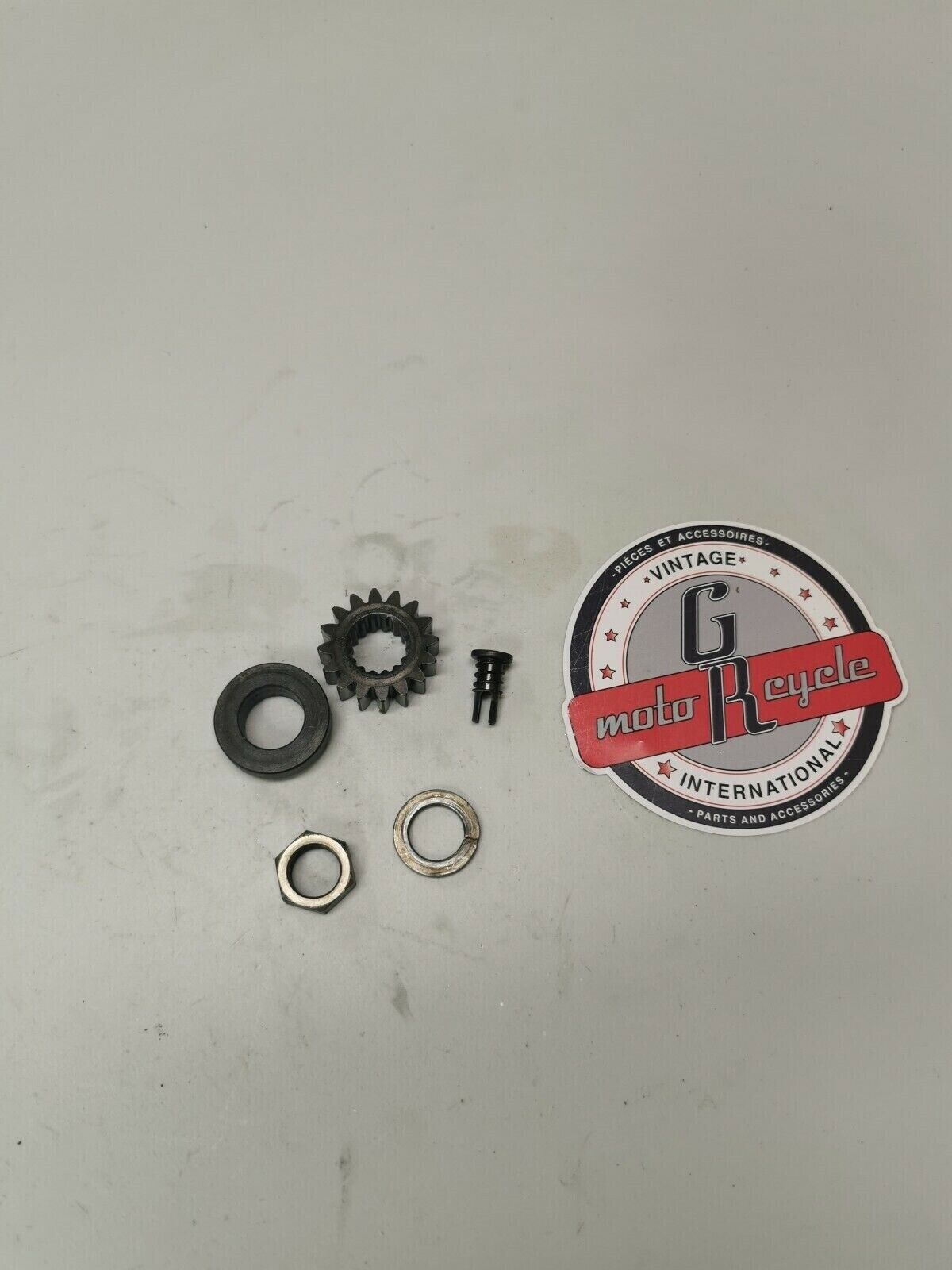 Honda XL100S 1981 primary drive gear nut washer