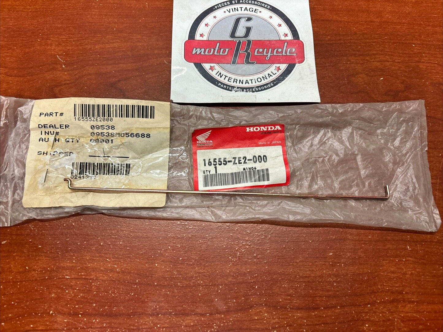 NOS Honda GX240 GX270 GOVERNOR ROD 16555-ZE2-000 H178