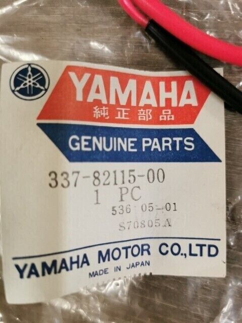 NOS YAMAHA CS5 1972 RD200 1974 - 1976 WIRE PLUS LEAD 337-82115-00-00 Y146