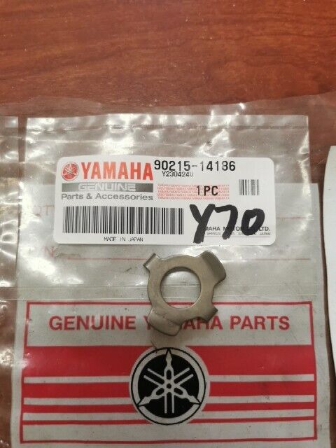 NEW NOS Yamaha LOCK WASHER 90215-14186-00 SUB. 90215-14224-00 Y70