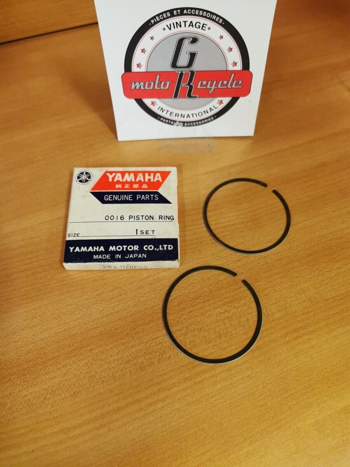 NOS YAMAHA PISTON RING SET 2W6-11601-00-00 SUB 5X8-11601-00 3JM-11601-00 Y48