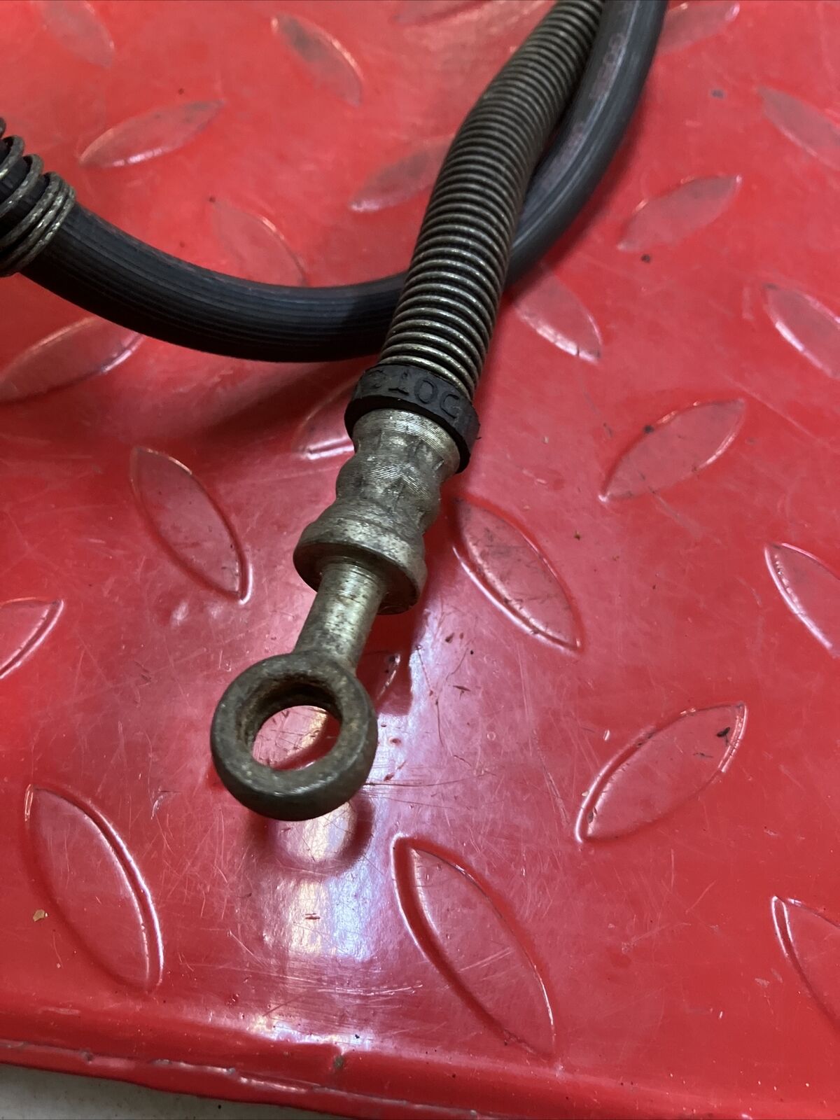 Yamaha RD400 1977 Front brake hose line pipe 1976