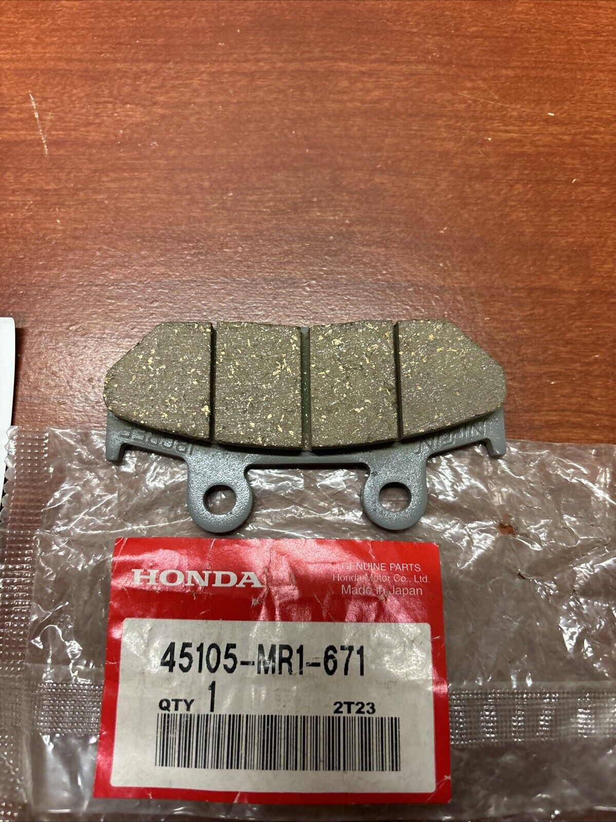 NOS Honda VT600C NV600C NV400C CD250U FRONT BRAKE PAD 45105-MR1-671 H177