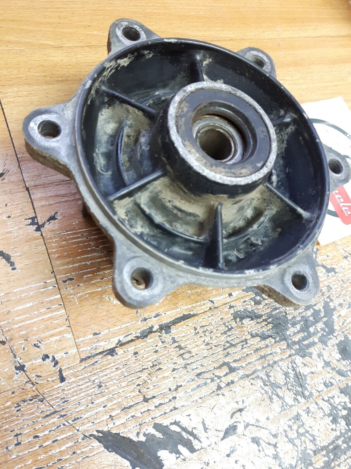 Honda XL600R 1984 rear back wheel hub final driven sprocket flange 1983 - 1987