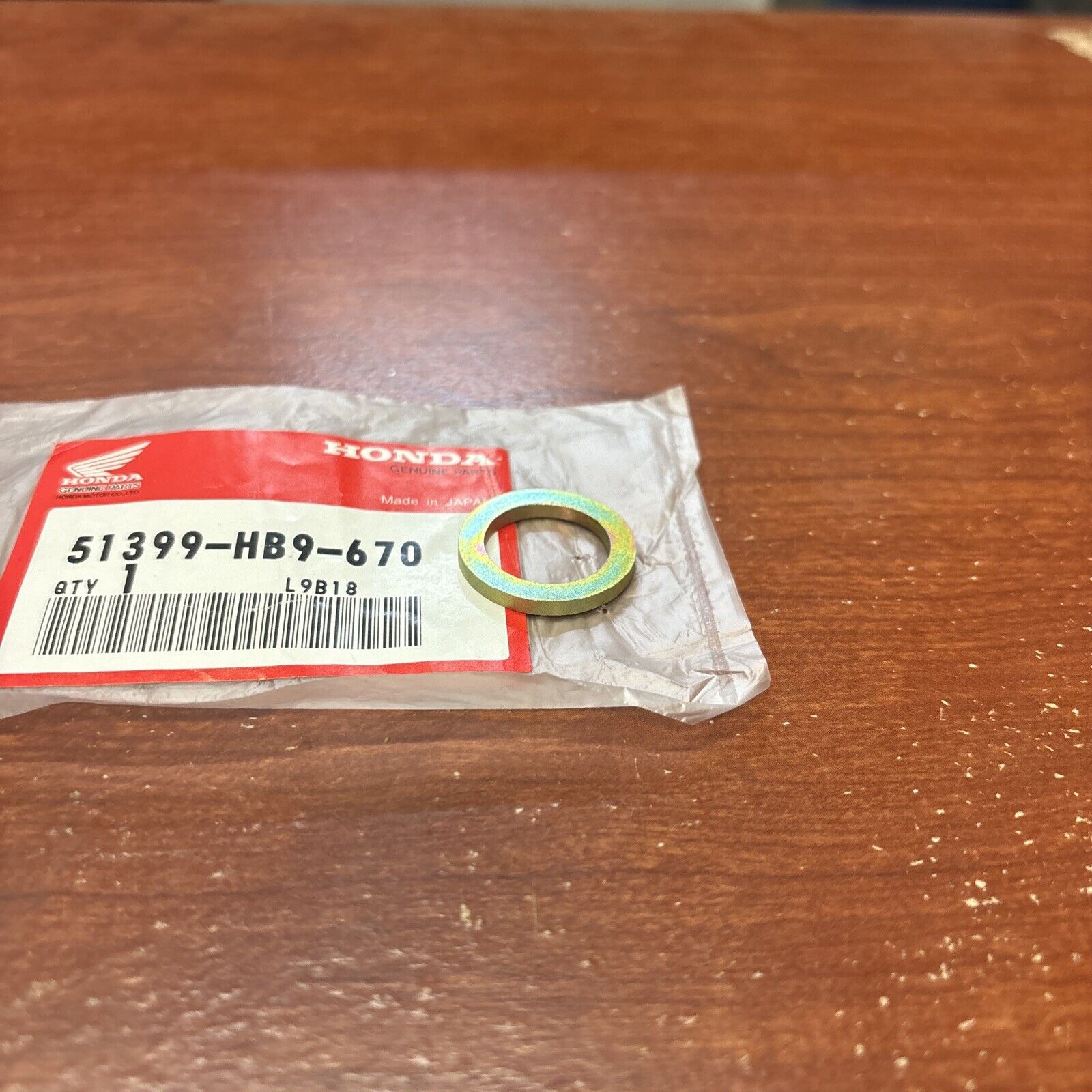 NOS Honda 1987 TRX250R TRX250X CHAMBER SETTING COLLAR 51399-HB9-670 H150