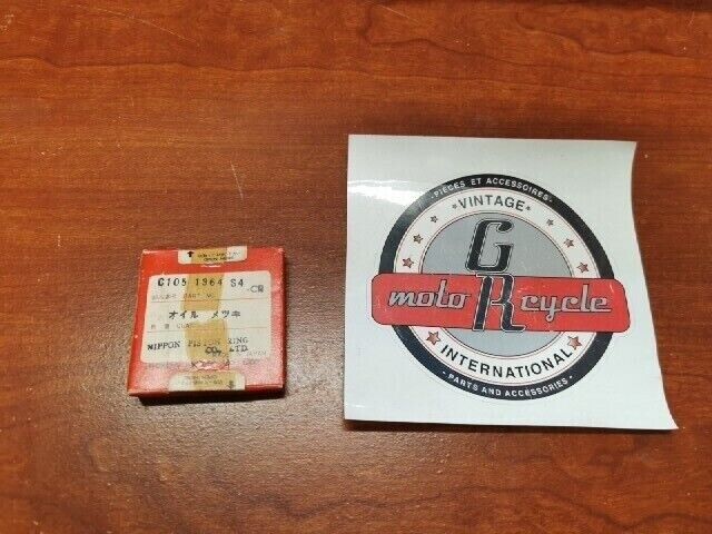 NOS Honda C105 T C115  CA105T CD105 PISTON RING SET (OS 1.00) C1051364-S4CR H75