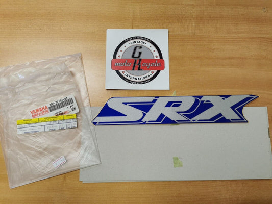 NOS YAMAHA SRX600 SRX700 1998  EMBLEM  8DF-77141-00-00 Y49