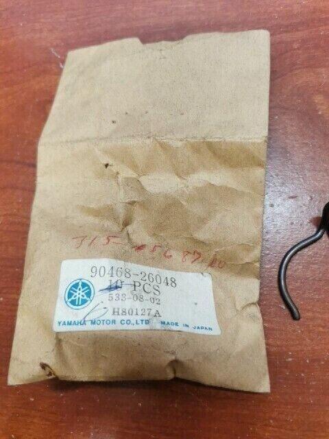 NEW NOS Yamaha FS1 CLIP 90468-26048-00 SUB 315-15687-00-00 315-15687-01-00 Y119