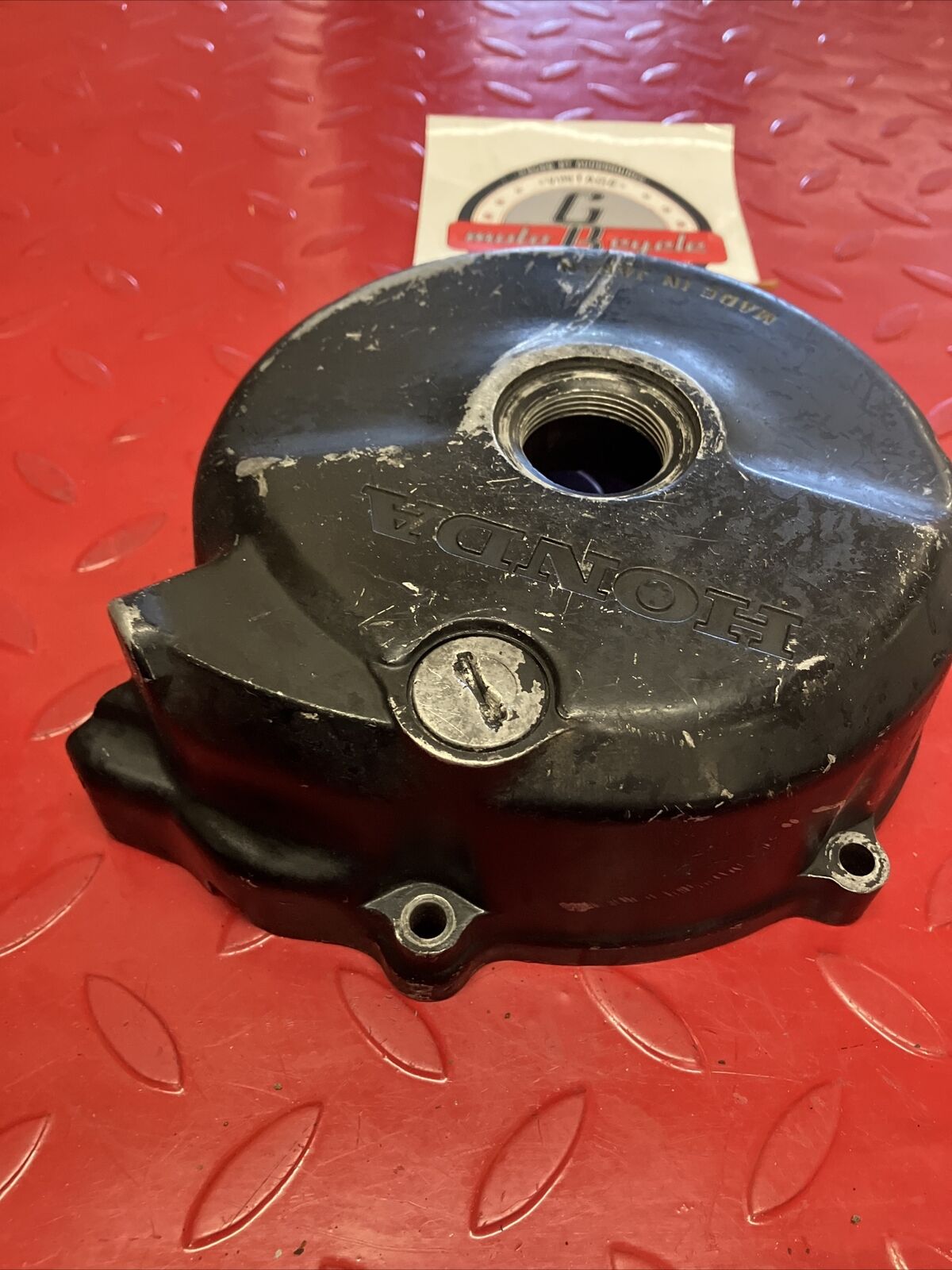 Honda XL350R 1984 left crankcase stator cover XR350R 1985
