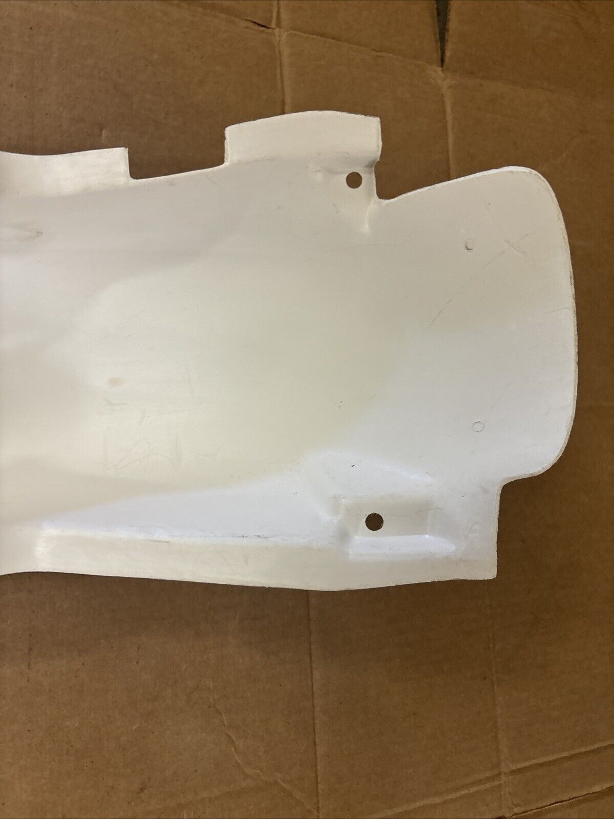 UFO PLAST 1996 - 2001 YZ125 YZ250 REAR FENDER WHITE YA02897-046