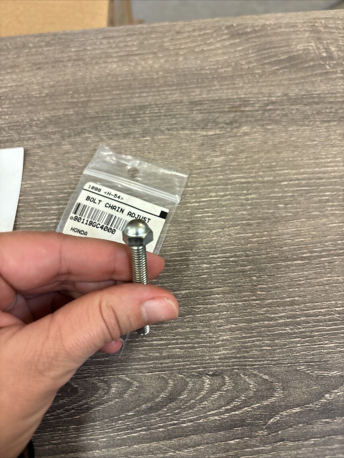 NOS Honda 1982 1983 CR80R CHAIN ADJUSTER BOLT 90119-GC4-000 H131