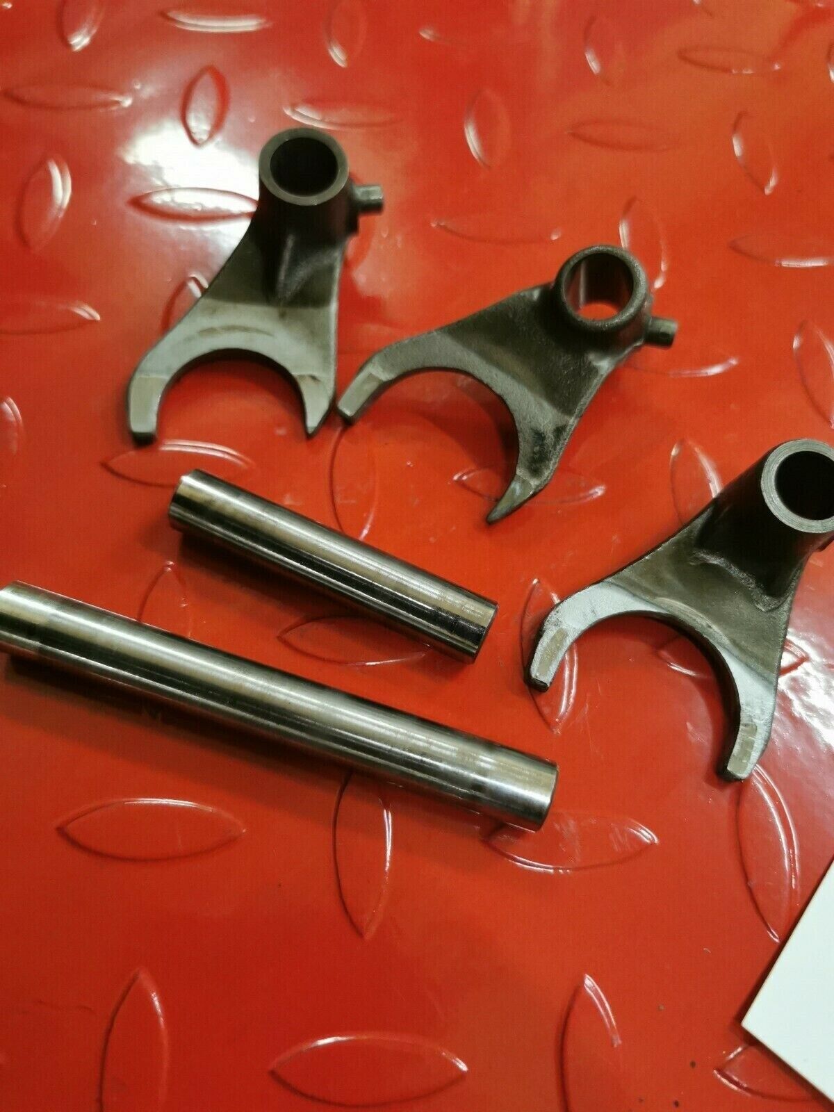 Suzuki RM125 1991 transmission gearshift gear shift forks 1989 1990 25211-27C01