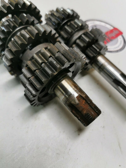 Suzuki RM250 1976 transmission mainshaft countershaft main counter shaft gear