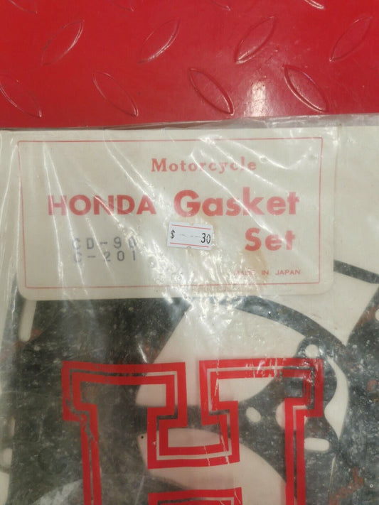 NOS Honda 90cc. CD90 C201 C90 OVERHAUL SET GASKET KIT H2