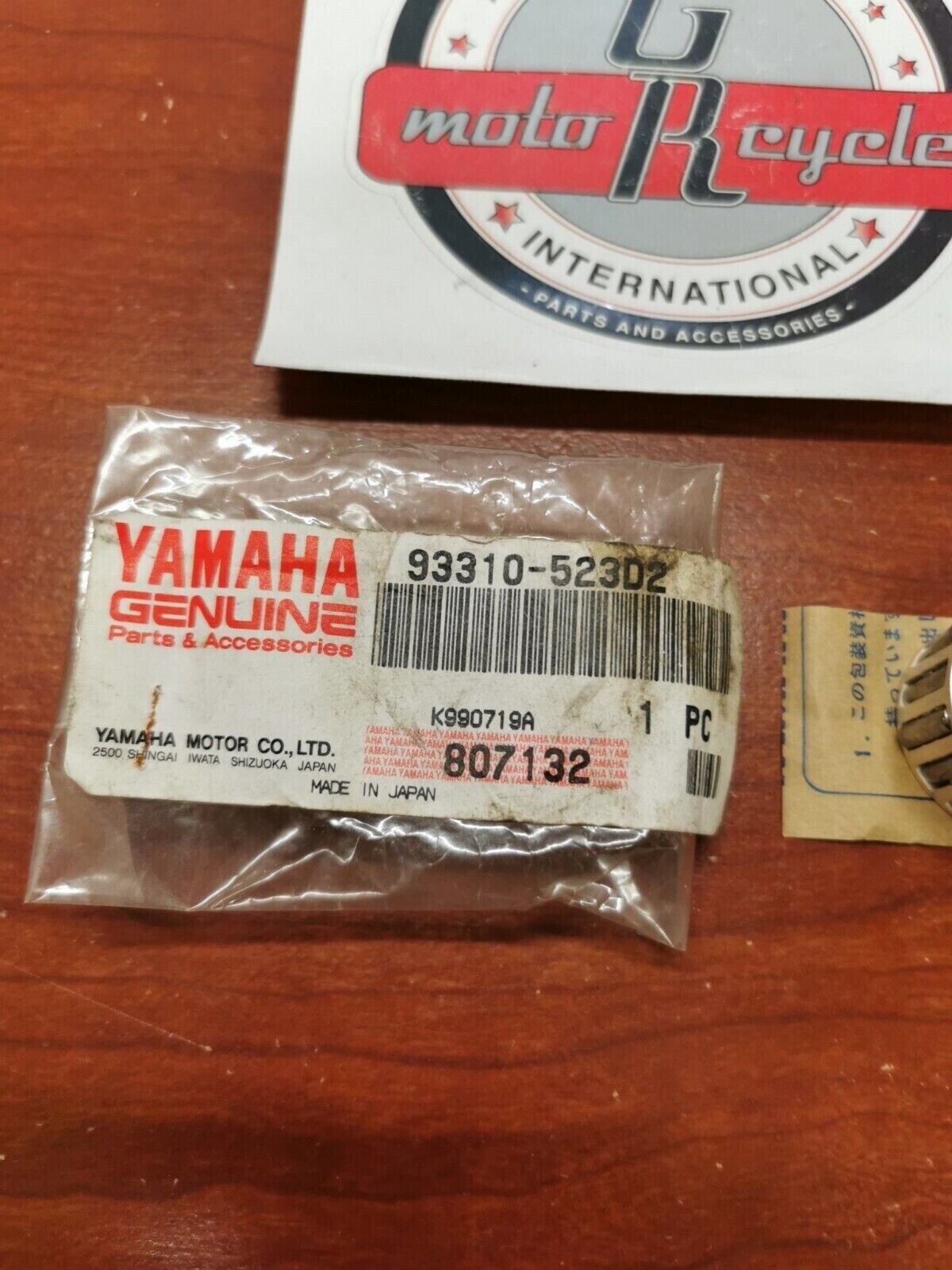 NOS Yamaha YFZ350 YFS200 YZ125 TZ250 CYLINDRICAL BEARING 93310-523D2-00 Y86