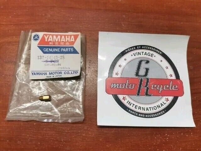NOS Yamaha RD250 RD350 RT100 MAIN JET 137-14143-28-00 SUB 137-14143-28-A0 Y144