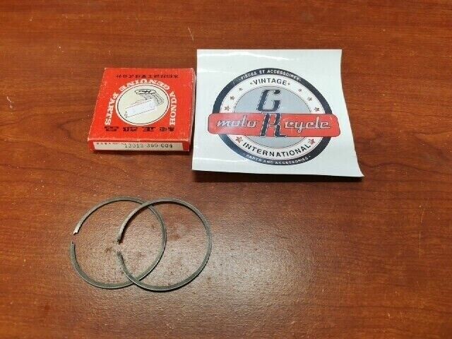 NOS Honda CR125M M1 PISTON RING SET 0.25 13012-360-004 H78