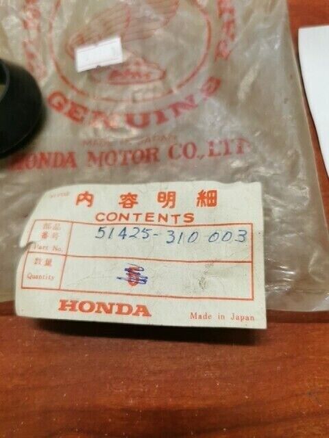 NOS Honda SL350 FRONT FORK DUST SEAL 51425-310-003 H98
