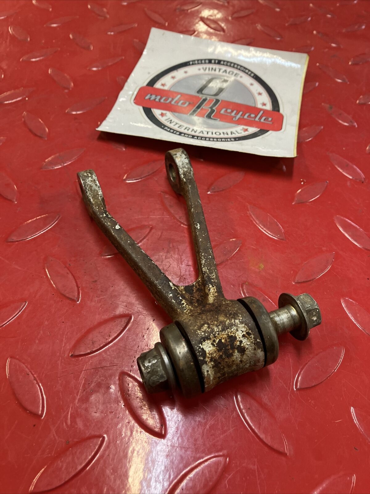 Honda CR80R 1990 rear shock absorber swingarm linkage rod connecting 1988 - 1995