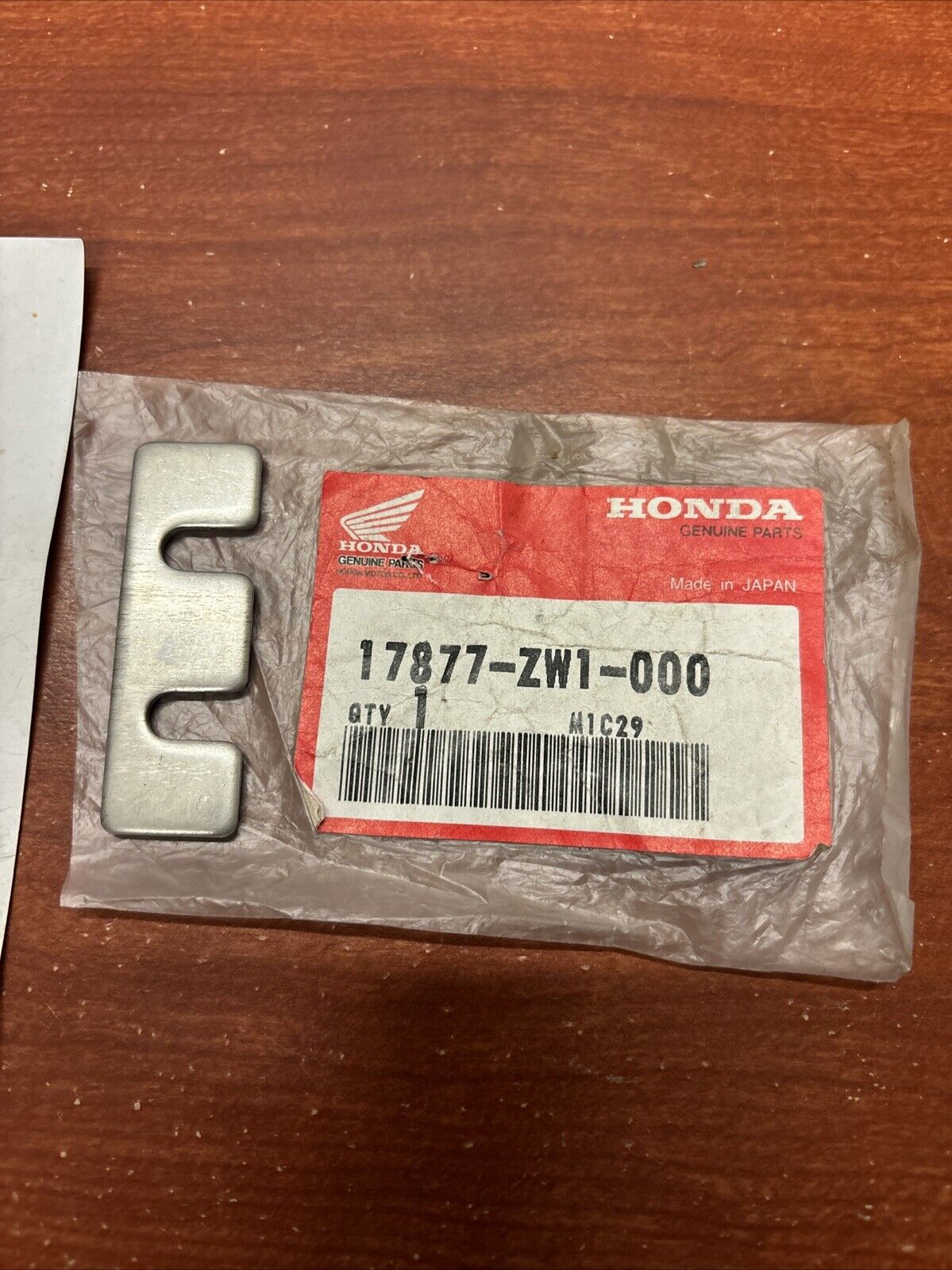 NOS Honda BF75 BF90 BF115 BF130 REMOTE CONTROL CABLE PLATE 17877-ZW1-000 H185