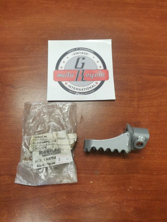 NOS KTM 50SX 60SX 65SX FOOT REST L/S SILVER 5460304000090 KT3