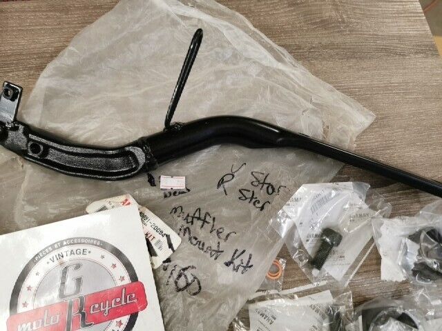 NOS YAMAHA ROAD STAR XV1600 XV1700 MUFFLER STAY KIT 90891-20094-00 Y113
