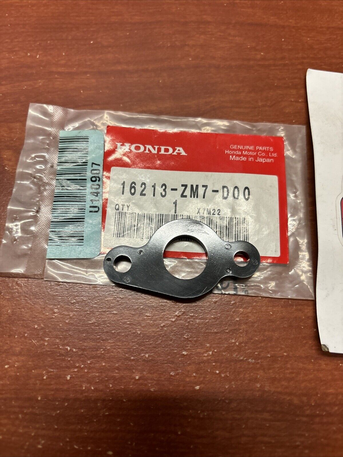 NOS Honda EU1000I CARBURETOR INSULATOR B 16213-ZM7-D00 SUB H182