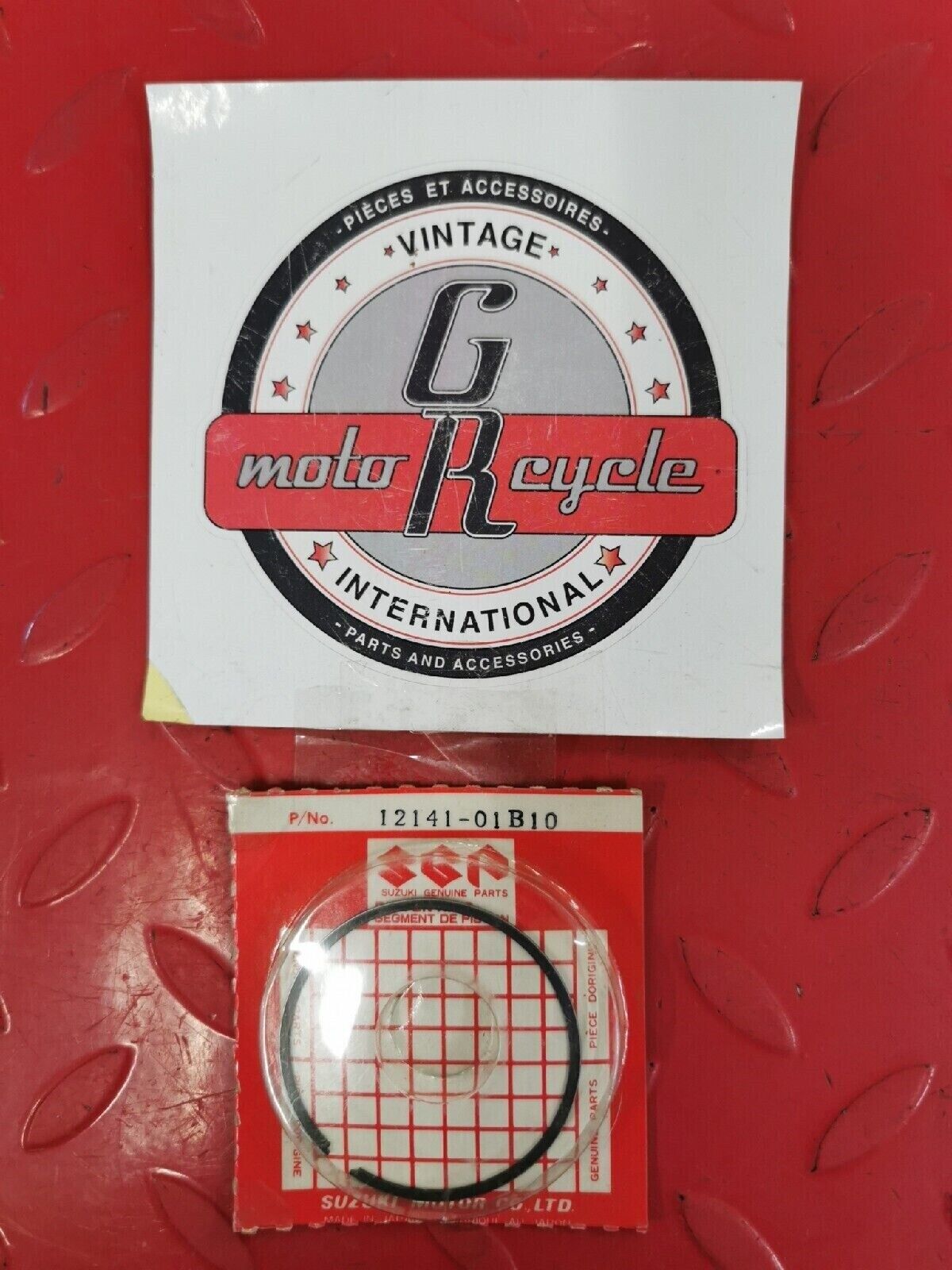 NOS SUZUKI RM125 1987 1988 1989 RING PISTON SUPERSEDED BY 12141-01B11 S11