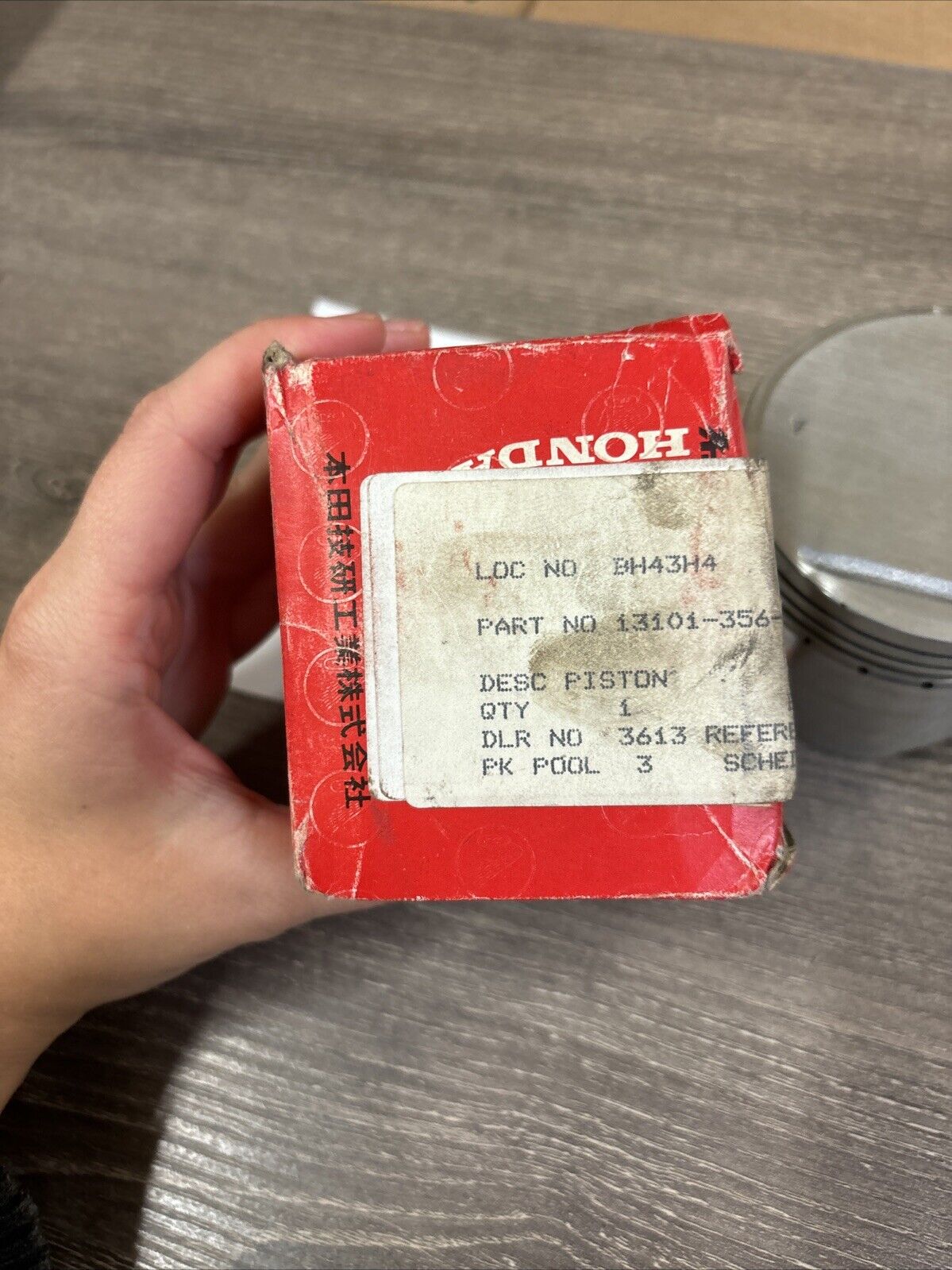 NOS Honda 1974 - 1978 XL350 K0 K1 K2 K3 K4 PISTON STD 13101-356-000 H136