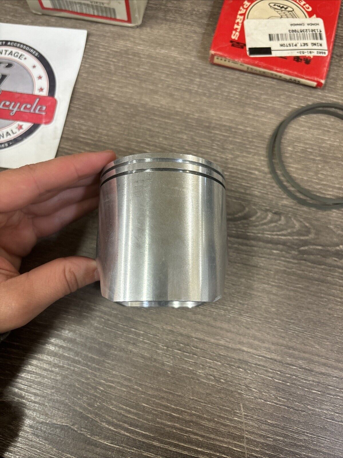 NOS Honda 1973 CR250M PISTON & RING O/S 0.25 13102-357-000 13012-357-003 H136
