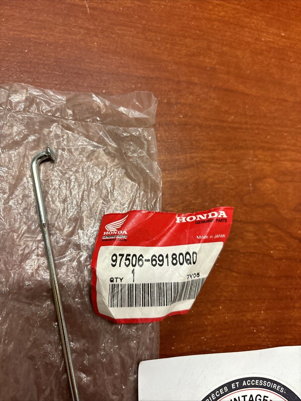 NOS Honda XL125S XL185S XR200 SPOKE BS 8X170.0 97506-69180Q0 H160