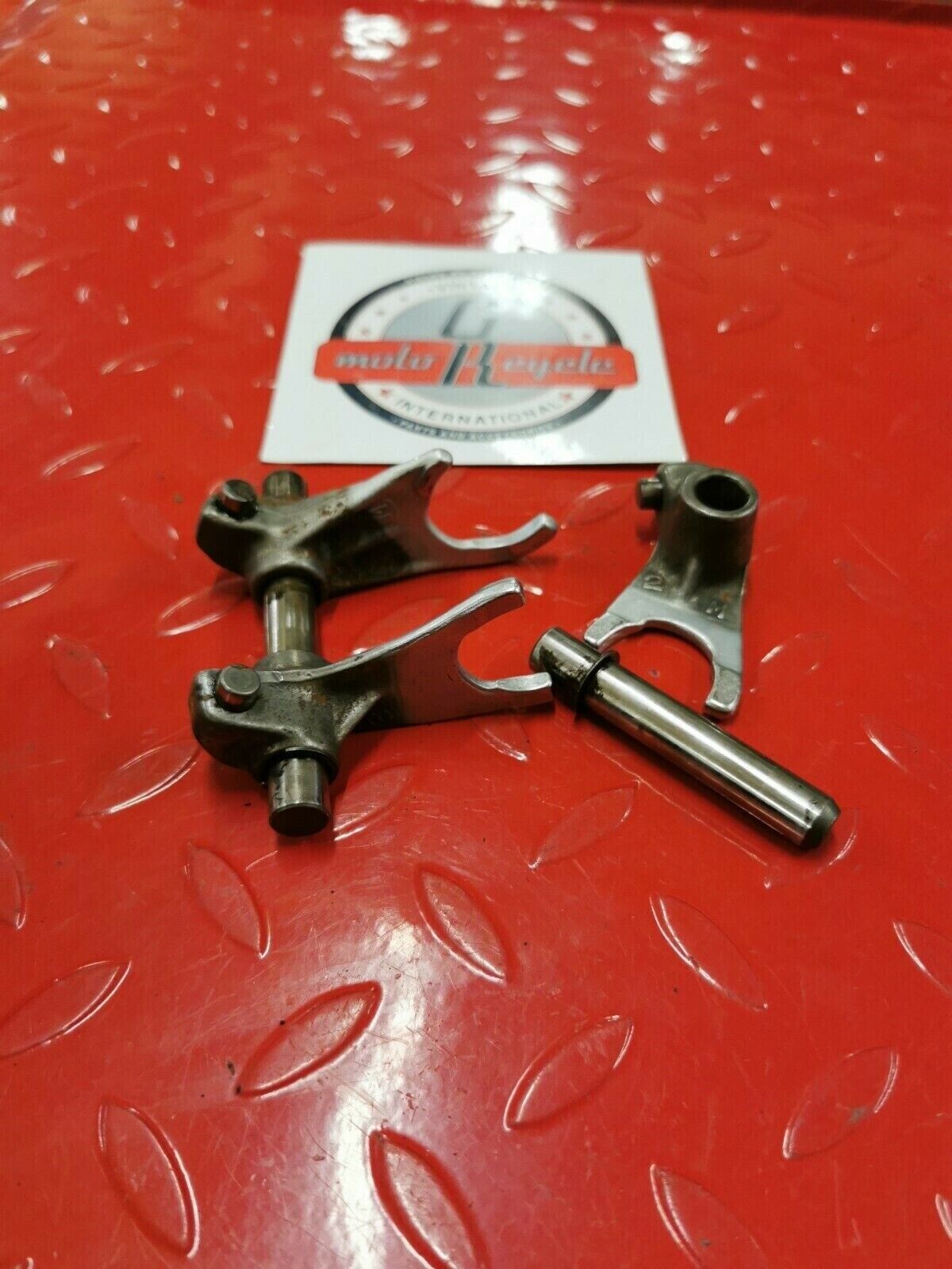Yamaha MX100 1980 transmission gearshift gear shift forks 463-18512-00-00